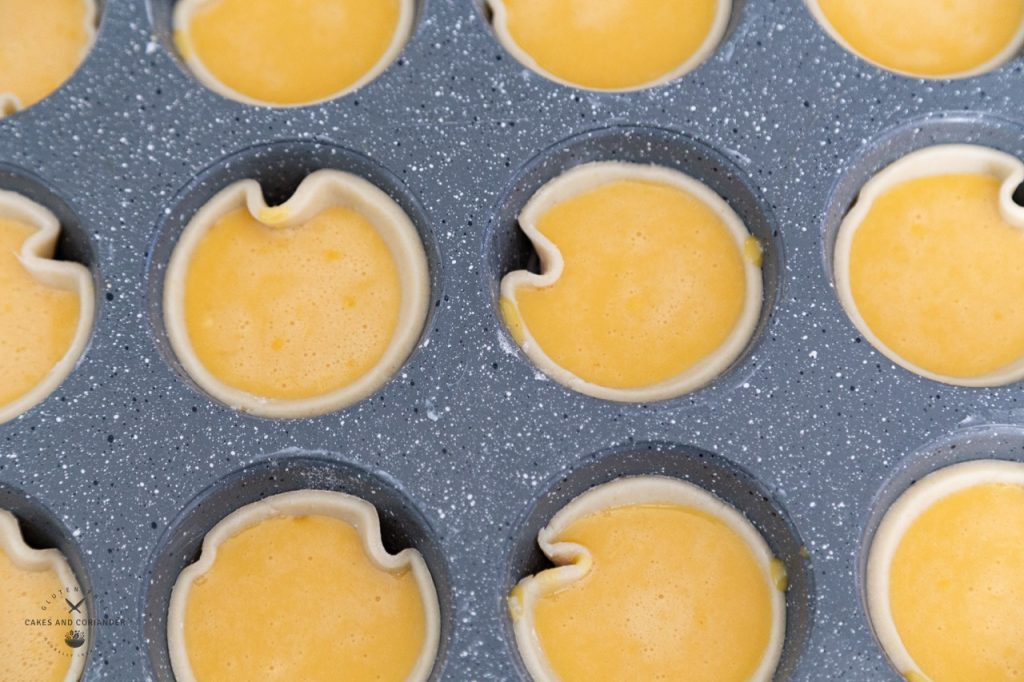 unbaked pasteis de natal