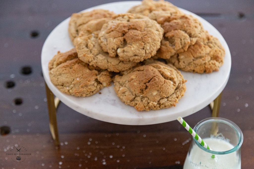 Levain Inspired Lemon White Chip Cookies- Gluten Free