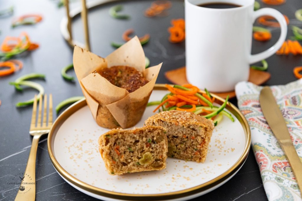 Make Our Favorite Easy, Delicious, Healthy Muffins recipe- Gluten Free Plated with Coffee
